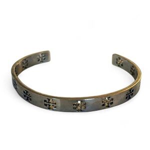 Tory Burch Metallic Logo Cuff